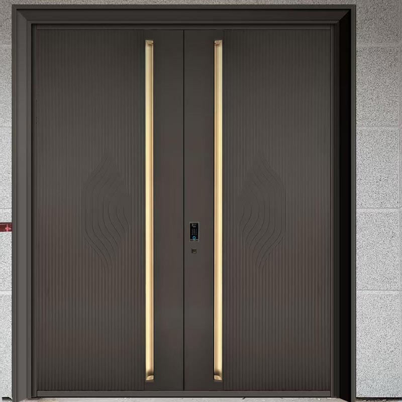 Thermal Break Carved Cast Aluminum Entry Door