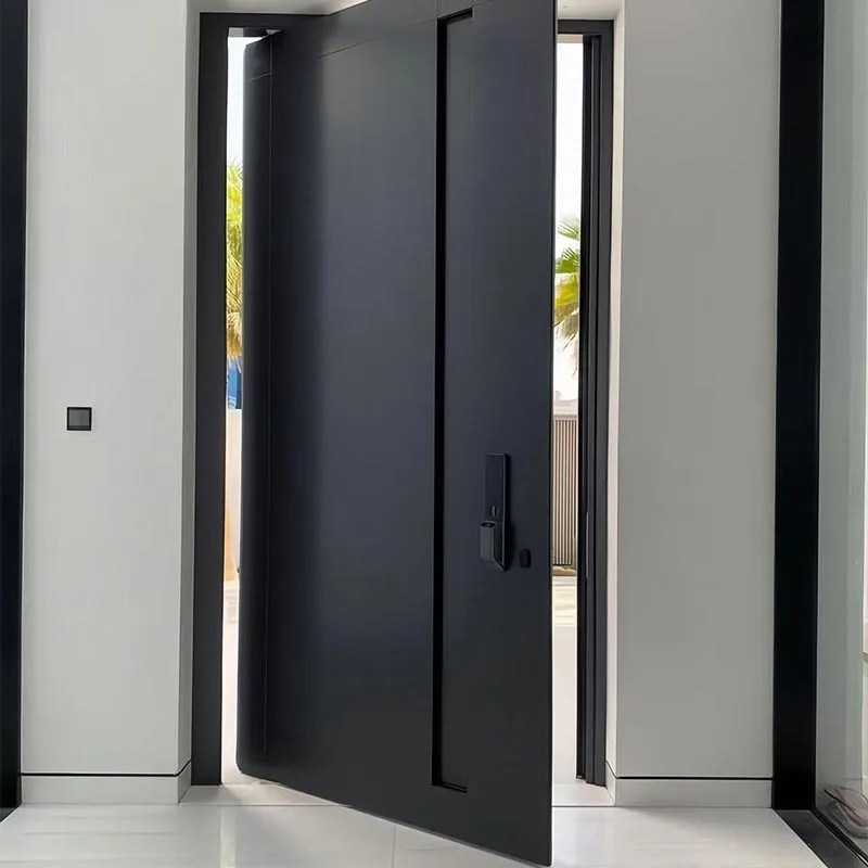 Off-Axis Precision Carved Pivot Door